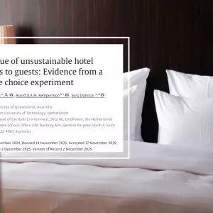 Znanstveni rad pokazuje: Gosti ignoriraju većinu neodrživih hotelskih usluga, ali jedna ostaje apsolutno ključna