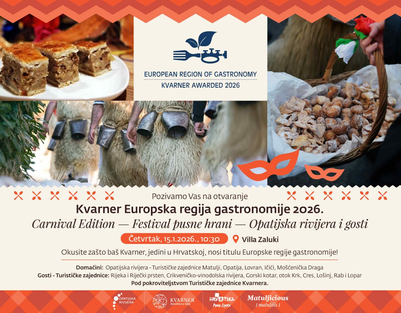 atulji, Festival pusne hrani, Kvarner