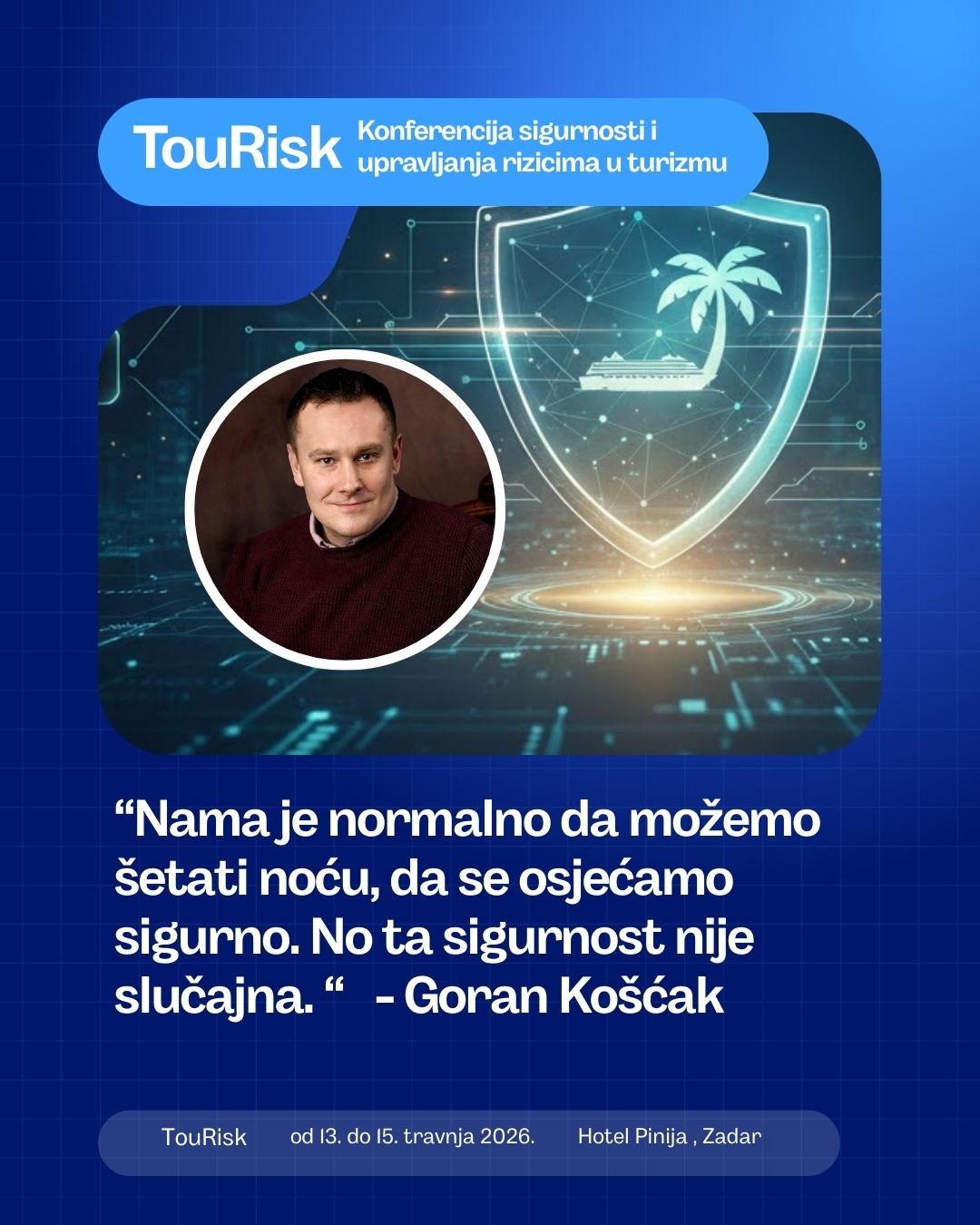 Blue modern tech news automation instagram post