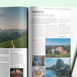 Priča o Međimurju dostupna milijunima putnika u avionima, vlakovima i hotelima u DACH regiji