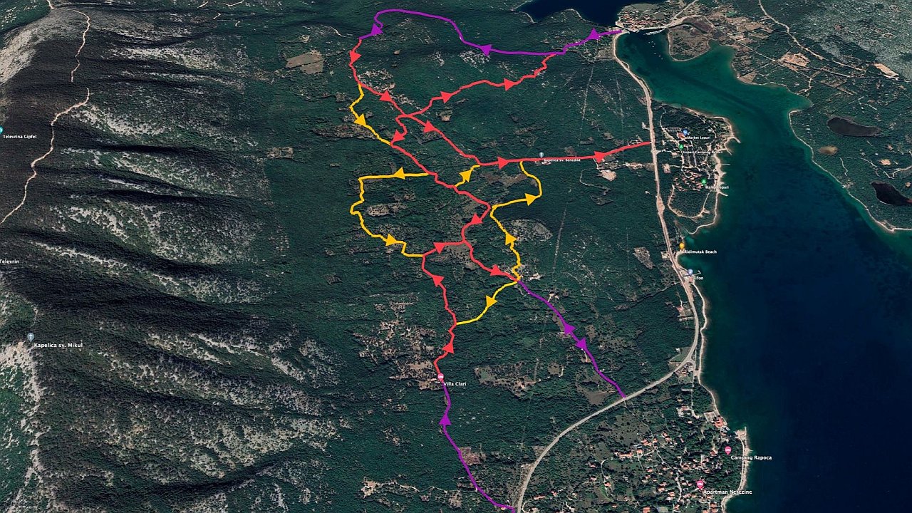 Green trails projekt na losinju 1
