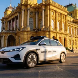 Prvi robotaxi u Europi kreće iz Zagreba: Verne, Pony.ai i Uber udružili snage