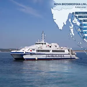 „Kvarnerski most“: Nova brzobrodska linija Jadrolinije povezala Crikveničku rivijeru i kvarnerske otoke