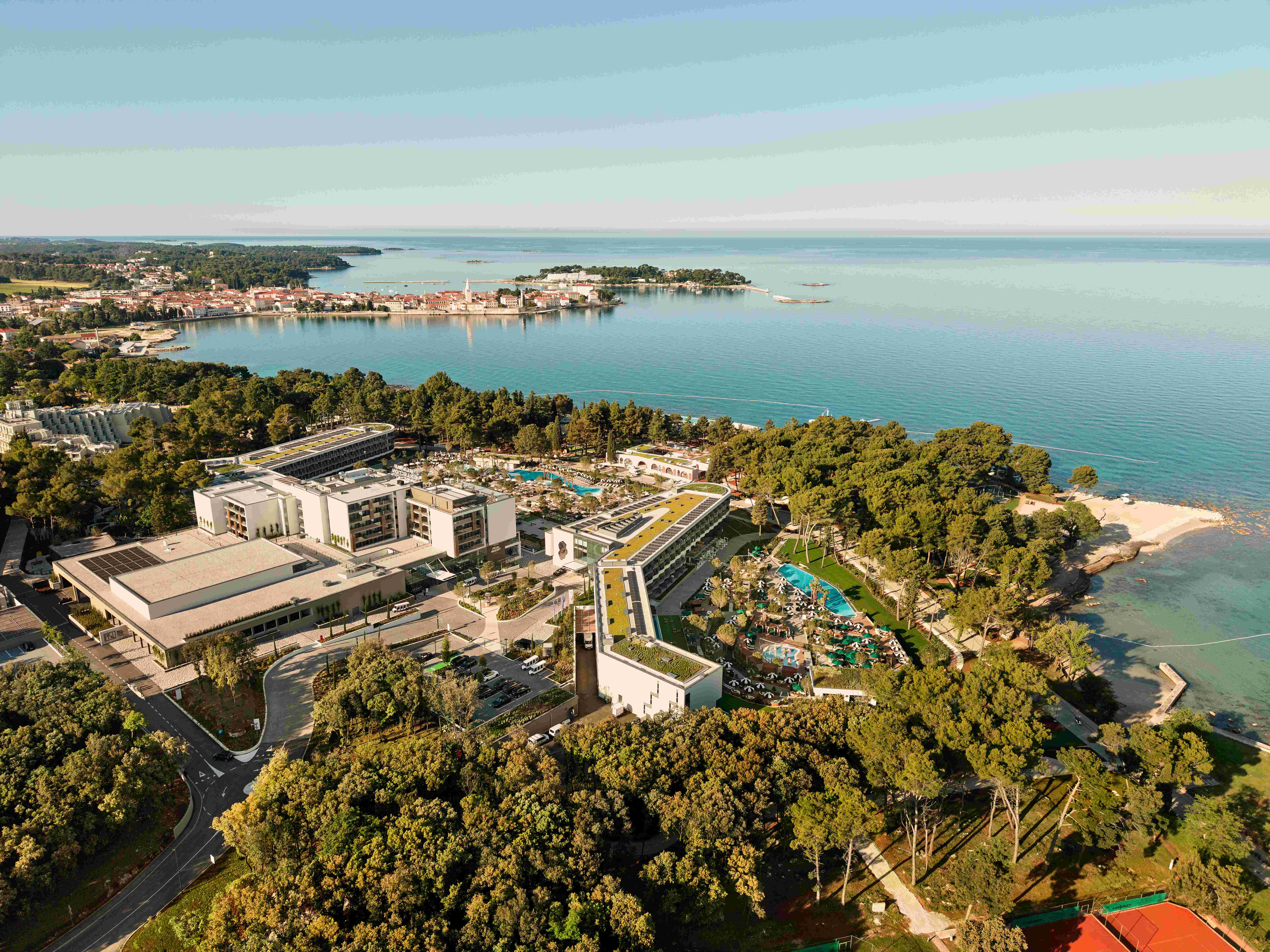 Pical resort valamar collection exterior aerial view